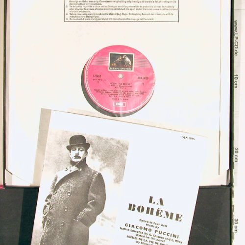 Puccini,Giacomo: La Boheme, Box, ital. Libretto, EMI (SLS 896), UK Typ: 2LP Best.-Nr.: K1099 Preis: 11,50 Euro