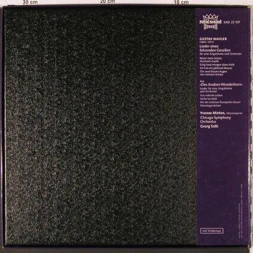 Mahler,Gustav: Des Knaben Wunderhorn, Box, Decca(SAD 22 107), D, Promo, 1971 - LP - K10 - 12,50 Euro