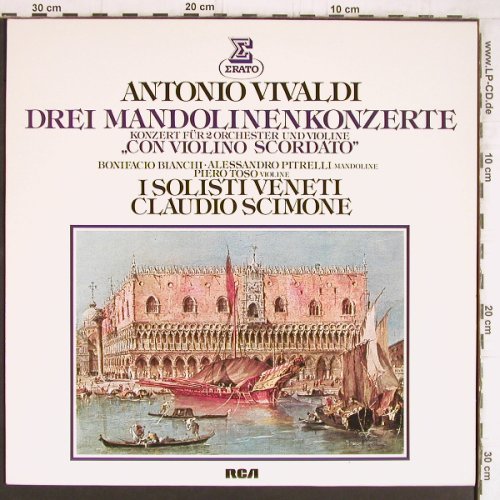 Vivaldi,Antonio: Drei Mandolinenkonzerte, Erato (46 269-7), D, 1977 Typ: LP Best.-Nr.: K1105 Preis: 7,50 Euro