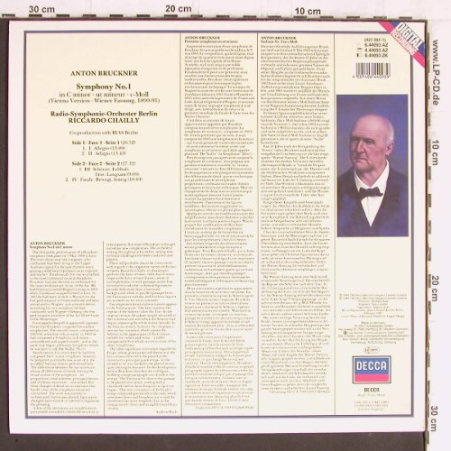 Bruckner,Anton: Symphony No.1, Decca(6.44093 AZ), D, 1988 - LP - K1110 - 7,50 Euro