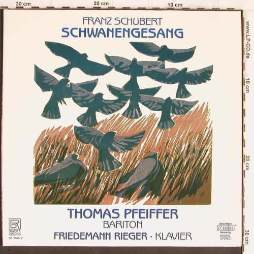Schubert,Franz: Schwanengesang, Bayer Records (BR 30 012), D, 1988 Typ: LP Best.-Nr.: K1111 Preis: 7,50 Euro