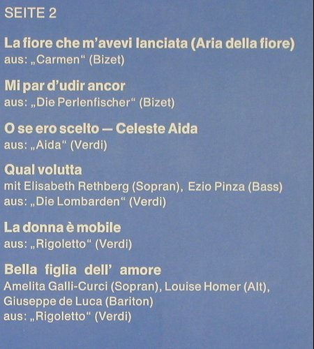 Gigli,Benjamino: Same, Vol.2, Hist. Rec., Top Classic(TC-9051), D, 1969 - LP - K1122 - 6,00 Euro