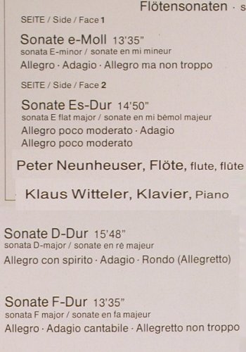 Devienne,Francois: Flötensonaten, Aulos (AUL 68530), D, 1986 Typ: LP Best.-Nr.: K1125 Preis: 7,50 Euro