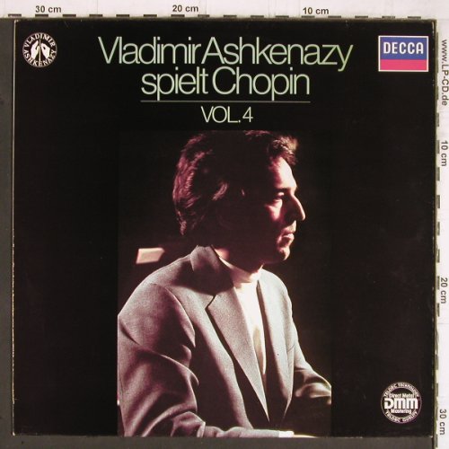 Ashkenazy,Vladimir: spielt Chopin,Vol.4,Steinway Flügel, Decca (6.42067 AW), D, 1980 Typ: LP Best.-Nr.: K1135 Preis: 6,00 Euro