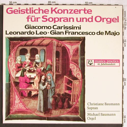 V.A.Geistliche Konzerte für Sopran: und Orgel, Foc, +Katalog, Christophorus (SCGLX 73 908), D, 1979 Typ: LP Best.-Nr.: K1150 Preis: 10,50 Euro
