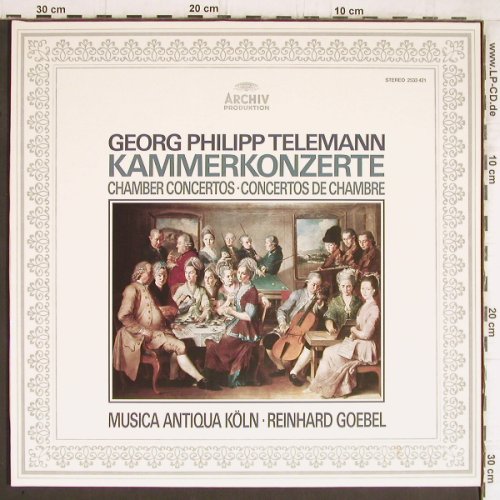 Telemann,Georg Philipp: Kammerkonzerte, Foc, Archiv(2533 421), D, 1979 - LP - K1152 - 7,50 Euro