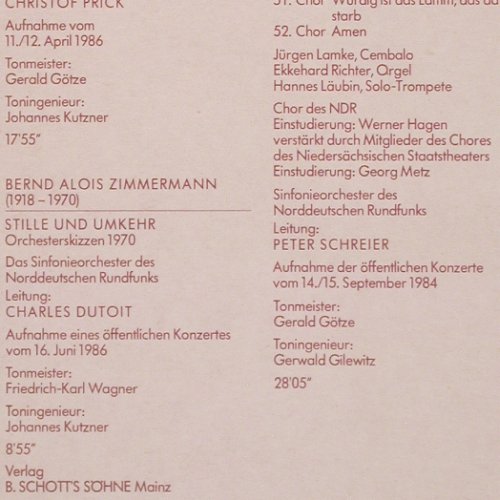 Schumann,Robert /Zimmermann/Händel: Konzertstück f.4Hörner u.Orch./, NDR(66.24118), D, 1986 - LP - K1161 - 9,00 Euro