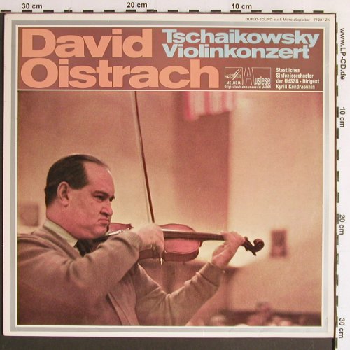 Tschaikowsky,Peter: Violinkonzert D-dur op.35, Melodia (77 297 ZK), D, 1966 Typ: LP Best.-Nr.: K1167 Preis: 6,00 Euro