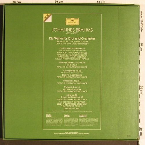 Brahms,Johannes: Die Werke für Chor & Orch., Box, D.Gr.(2741 019), D, 1983 - 4LP - K1178 - 12,50 Euro