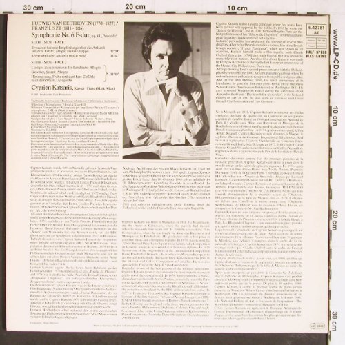 Beethoven / Liszt: Sinfonie Nr.6 "Pastorale", op.68, Telefunken(6.42781 AZ), D, Foc, 1982 - LP - K1180 - 6,00 Euro