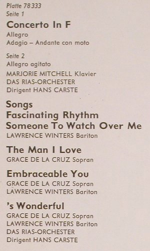 Gershwin,George: Das große G.G. Album, Foc, Eurodisc (78 337XK), D, 1976 Typ: 2LP Best.-Nr.: K1202 Preis: 7,50 Euro