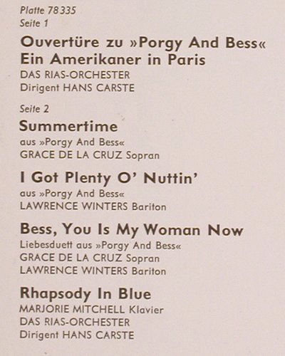 Gershwin,George: Das große G.G. Album, Foc, Eurodisc (78 337XK), D, 1976 Typ: 2LP Best.-Nr.: K1202 Preis: 7,50 Euro