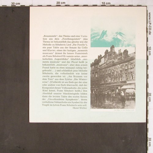 Schubert,Franz: Mein Freund, (spoken), Einführung in die Musik (E35), D Typ: 10" Best.-Nr.: K1216 Preis: 5,00 Euro