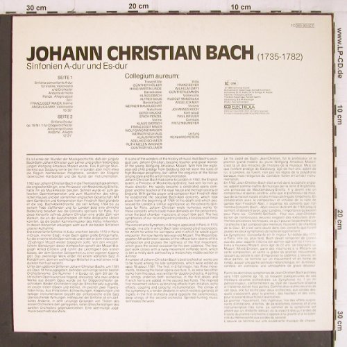 Bach,J.Chr.: Sinfonien A-dur u. Es-dur op.18 Nr1, Harmonia Mundi (065-99 827), D Typ: LP Best.-Nr.: K1221 Preis: 8,00 Euro