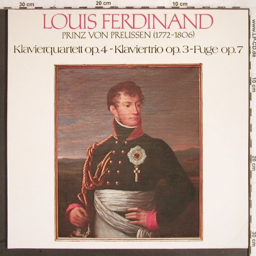 Ferdinand,Louis - Prinz v. Preussen: Klavierquartett op.4/Klav.trio op, Thorofon (MTH 222), D, 1980 Typ: LP Best.-Nr.: K1228 Preis: 8,00 Euro