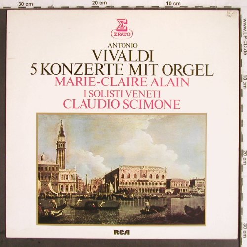 Vivaldi,Antonio: 5 Konzerte mit Orgel, Erato (ZL 30607), D, 1978 Typ: LP Best.-Nr.: K1232 Preis: 7,50 Euro