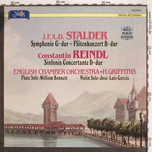 Stalder,J.F.X.D. / Const.Reindl: Symphonie No.5 g-dur/Sinf.Concert., Novalis (150 031-1), CH, 1988 Typ: LP Best.-Nr.: K1238 Preis: 12,50 Euro