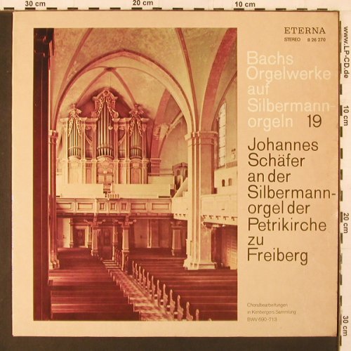 Bach,Johann Sebastian: Orgelwerke auf der Silbermannorge19, Eterna(8 26 270), DDR, 1974 - LP - K124 - 7,50 Euro