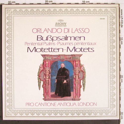 Di Lasso,Orlando: Bußpsalmen, Foc, Archiv (2533 290), D, 1975 Typ: LP Best.-Nr.: K1263 Preis: 5,00 Euro