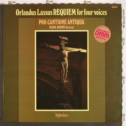 Di Lasso,Orlando: Requiem for four voices, Hyperion (A 66066), UK, 1981 Typ: LP Best.-Nr.: K1264 Preis: 7,50 Euro