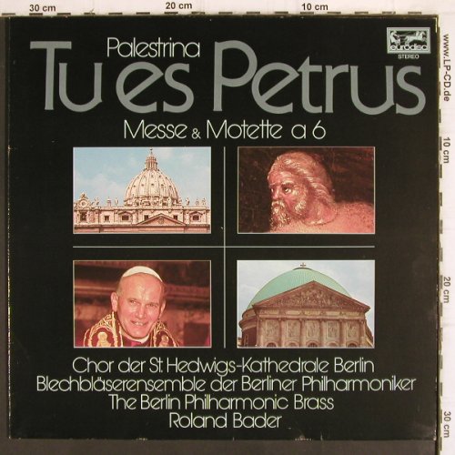 Palestrina,Giovani Pierluigi da: Tu es Petrus, Eurodisc (201 837-366), D, 1980 Typ: LP Best.-Nr.: K1270 Preis: 5,00 Euro