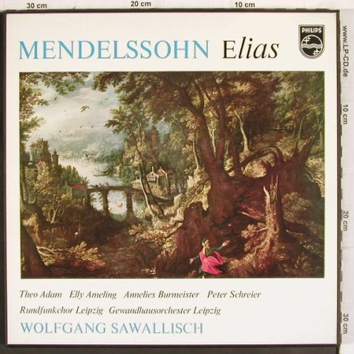 Mendelssohn Bartholdy,Felix: Elias, Box, Philips (802 889/91 LY), NL Typ: 3LP Best.-Nr.: K1271 Preis: 17,50 Euro