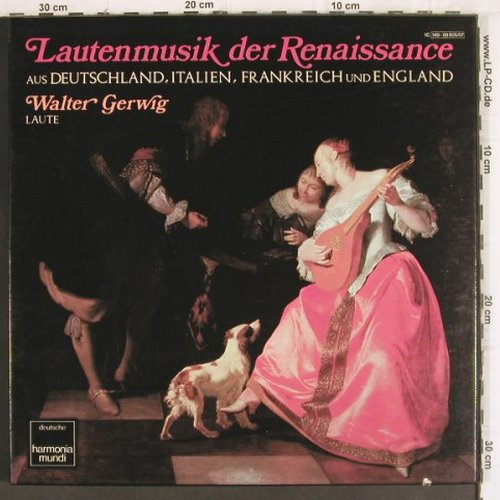 Gerwig, Walter - Laute: Lautenmusik der Renaissance, Box, Harmonia Mundi (149-99 605/7), D,co,Ri Typ: 3LP Best.-Nr.: K1273 Preis: 14,00 Euro