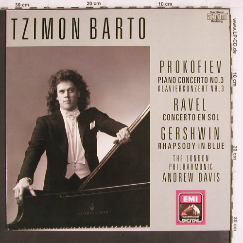 Barto,Tzimon: Prokofiev Piano C.No.3/Ravel/Gershw, EMI(7 49495 1), D, 1988 - LP - K1275 - 7,50 Euro