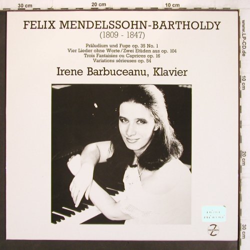 Mendelssohn Bartholdy,Felix: Präludium und Fuge, op.35 No.1., Z-Records (ZR 2015), D Typ: LP Best.-Nr.: K1280 Preis: 17,50 Euro