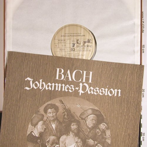Bach,Johann Sebastian: Johannes-Passion,BWV 245,  Box, Eurodisc(SQ 88 307 XGK), D, 1976 - 3LPQ - K1285 - 17,50 Euro