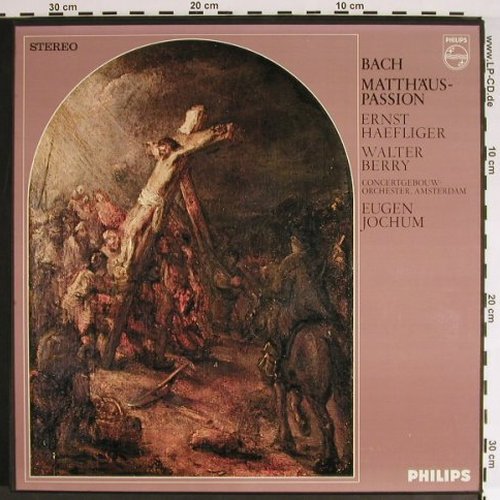 Bach,Johann Sebastian: Matthäus-Passion,BWV 244, Box, Philips(835 372/75 AY), NL,  - 4LP - K1288 - 20,00 Euro