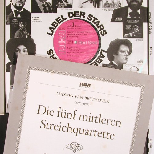 Beethoven,Ludwig van: Die fünf Mittleren Streichquartette, RCA Red Seal(RL 03010), D, Box, 1979 - 4LP - K1309 - 14,00 Euro