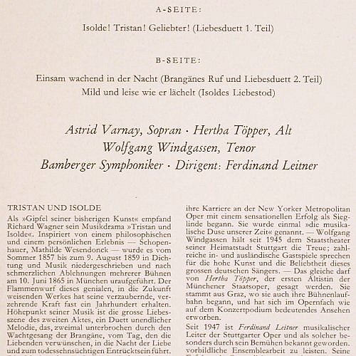 Wagner,Richard: Tristan und Isolde, Liebesduett..., D.Gr.(LPEM 19 193), D, 1966 - LP - K1313 - 9,00 Euro