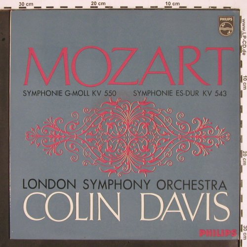 Mozart,Wolfgang Amadeus: Symphonie G-moll KV 550,es-dur,543, Philips(A 02225 L), NL, 1962 - LP - K1320 - 9,00 Euro