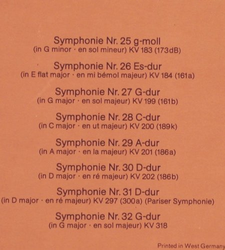 Mozart,Wolfgang Amadeus: Die Grossen Sinfonien 25-41, Box, Deutsche Grammophon(2740 110), D,  - 7LP - K1325 - 25,00 Euro