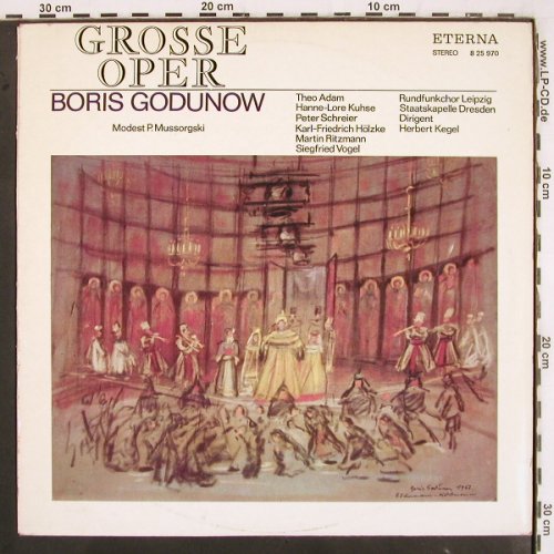 Mussorgsky,Modest: Boris Godunow-Querschnitt, Eterna (8 25 970), DDR, 1971 Typ: LP Best.-Nr.: K1361 Preis: 7,50 Euro