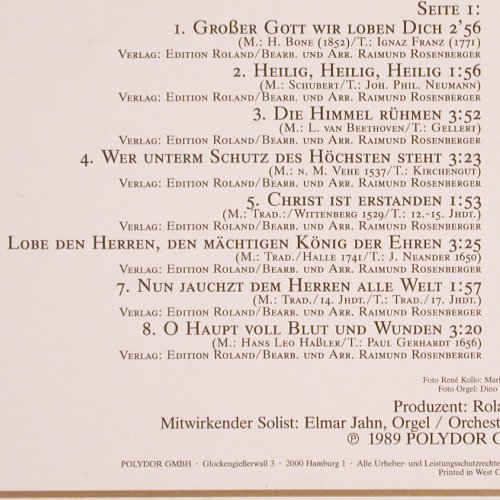 Kollo,Rene: Grosser Gott Wir Loben Dich, Polydor (841 241-1), D, 1989 Typ: LP Best.-Nr.: K1365 Preis: 6,00 Euro
