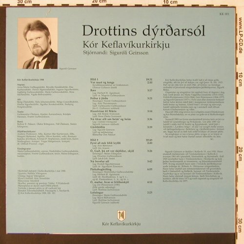 Drottins Dyrtarsól: Kor Keflavikurkirkju, Kor Keflavikurkirkju (KK 001), Island, 1988 Typ: LP Best.-Nr.: K137 Preis: 9,00 Euro