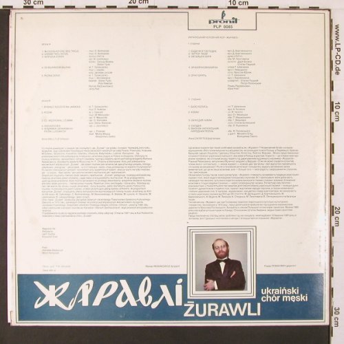 Ukrainski Chor Meski: Zurawli - Roman Rewakowicz, Pronit (PLP 0085), , 1988 Typ: LP Best.-Nr.: K139 Preis: 7,50 Euro