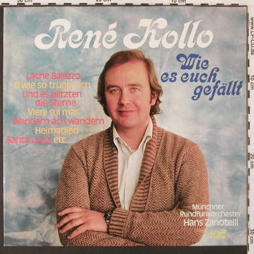 Kollo,Rene: Wie es euch gefällt, Eurodisc (27 980 KK), D, 1977 Typ: LP Best.-Nr.: K150 Preis: 5,00 Euro