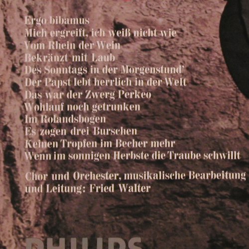 Prey,Hermann: Wohlauf noch getrunken, Philips (6305 013), D Typ: LP Best.-Nr.: K154 Preis: 6,00 Euro