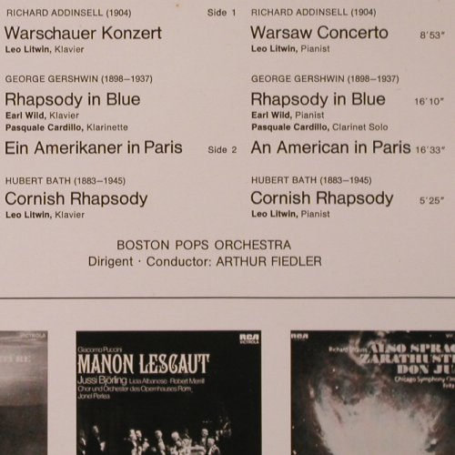 Gershwin,George / Addinsell / Bath: Rhapsody In Blue / Ein Amerikaner, RCA(26.41183), D, Ri,  - LP - K155 - 5,00 Euro
