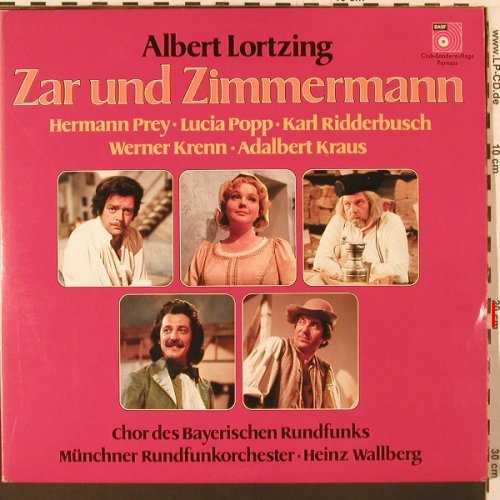 Lortzing,Albert: Zar und Zimmermann, Foc, woc, BASF(65 673), D,Club-Ed., 1976 - 3LP - K162 - 9,00 Euro