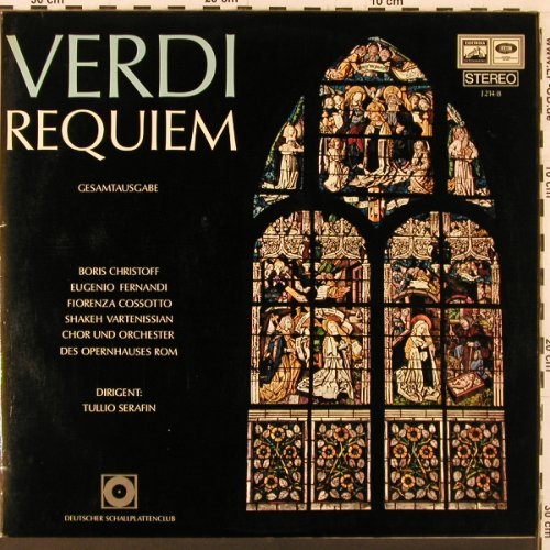 Verdi,Giuseppe: Requiem, Foc, Electrola/DSC (J 214/8), D Typ: 2LP Best.-Nr.: K167 Preis: 9,00 Euro
