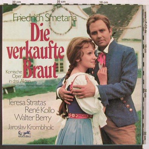 Smetana,Friedrich: Die verkaufte Braut, Gesaufn. deut., Eurodisc (89 036 XGR), D, Box, 1975 Typ: 3LPQ Best.-Nr.: K168 Preis: 12,50 Euro