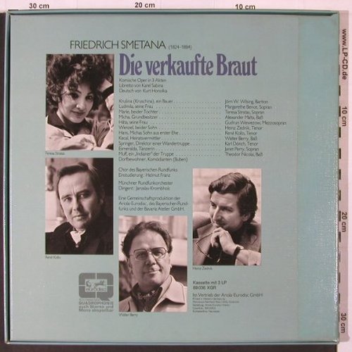 Smetana,Friedrich: Die verkaufte Braut, Gesaufn. deut., Eurodisc (89 036 XGR), D, Box, 1975 Typ: 3LPQ Best.-Nr.: K168 Preis: 12,50 Euro