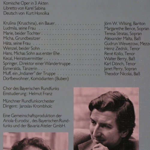 Smetana,Friedrich: Die verkaufte Braut, Gesaufn. deut., Eurodisc (89 036 XGR), D, Box, 1975 Typ: 3LPQ Best.-Nr.: K168 Preis: 12,50 Euro
