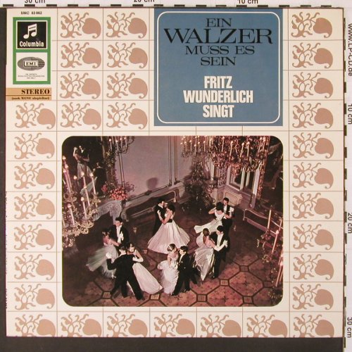 Wunderlich,Fritz: Ein Walzer muss es sein, Columbia(SMC 83 862), D,  - LP - K16 - 6,00 Euro