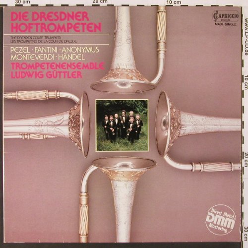 Güttler Trompetenensemble,Ludwig: Die Dresdner Hoftrompeten, Foc, Capriccio (C 12 425), D, 1985 Typ: 12" Best.-Nr.: K175 Preis: 7,50 Euro