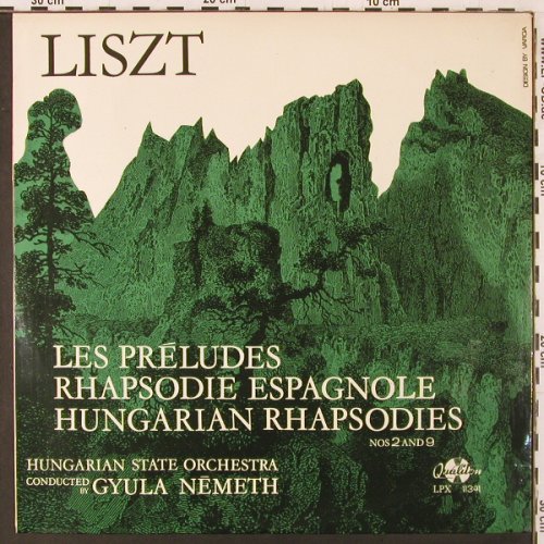 Liszt,Franz / Smetana: Les Preludes / Rhapsodie Espagnole, Qualiton(LPX 11341), H,  - LP - K177 - 6,00 Euro